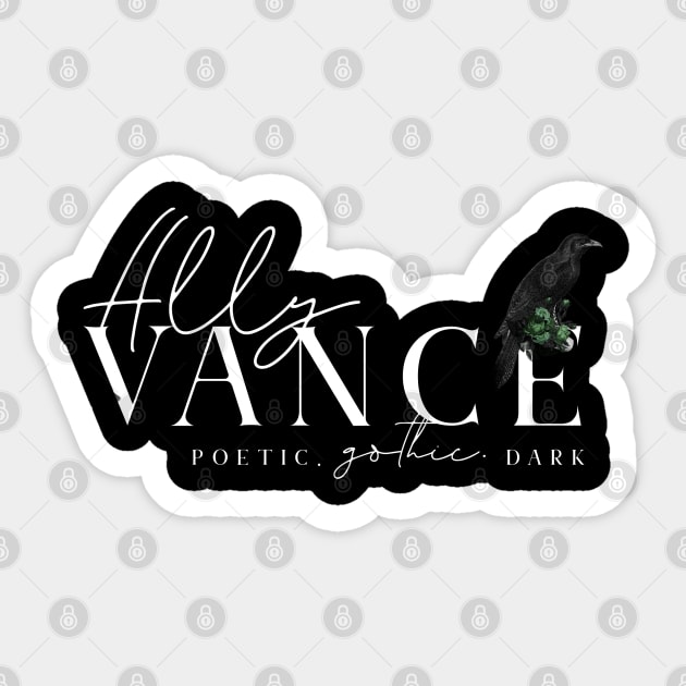 Ally Vance (White) Sticker by Ally Vance